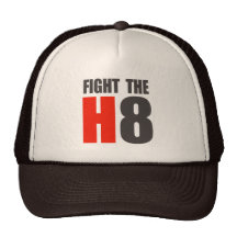 FIGHT THE H8 TRUCKER HATS