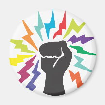 Fight the Power Refrigerator Magnet