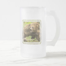 Fighting Bears Frosted Beer Mugs
