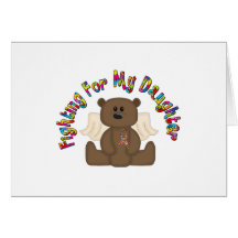 Fighting for my daughter (boy bear) cards