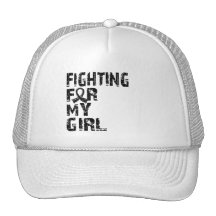 Fighting For My Girl Skin Cancer 21 Trucker Hats