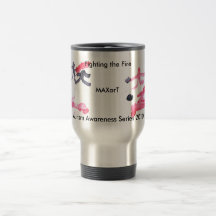 fighting the fire travel mug by MAXarT