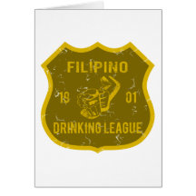 Filipino Drinking League Cards