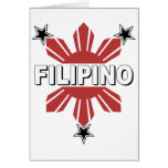 Filipino Sun and Star Greeting Card