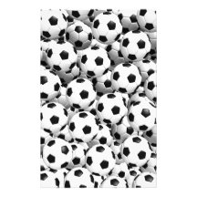 Filled With Soccer Balls Personalized Stationery