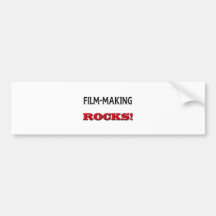 Film-Making Rocks Bumper Sticker