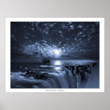 Final Frontier Voyager. The Flat Earth Society Print