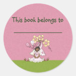 Find a Cure Bookplate Round Sticker