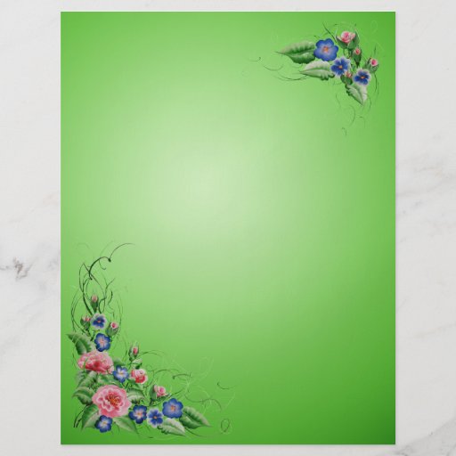 Fine flowers flyer