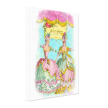 Finery and Frippery Little Marie's Dance Portrait Stretched Canvas Prints