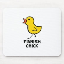 Finnish Chick Mouse Pad
