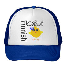 Finnish Chick Trucker Hats