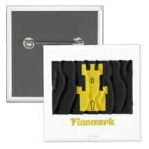 Finnmark waving flag with name pins