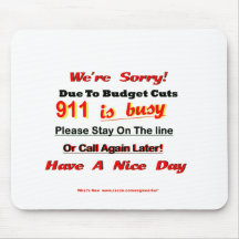 Fire 911 Is Busy Mousepad show
