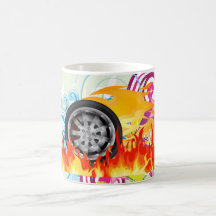 Fire, Alloy Coffee Mug
