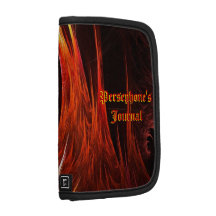 Fire Background Mini Folio Journal Planner