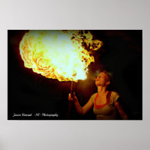 Fire Ball with Alli A. Posters