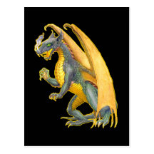 Fire Breathing Dragon Postcard