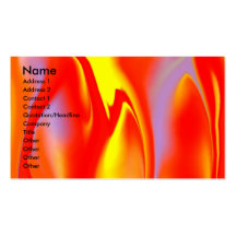 Fire business card