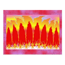 Fire Dance Postcard