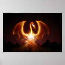 Fire Dragon Print