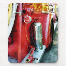 Fire Extinguisher on Fire Truck Mousepad
