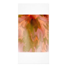 Fire Melt Custom Photo Card