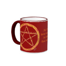 Fire Pentacle Mugs