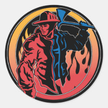 Firefighter Colours Stickers