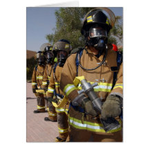 Firefighters Greeting Card