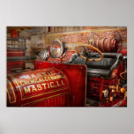 Fireman - Mastic chemical co Print