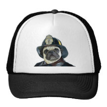 Fireman Pug hat