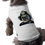 Fireman Pug t-shirt Pet Tshirt