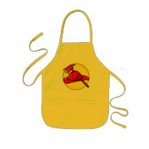 Firemens Helmet and Axe Apron