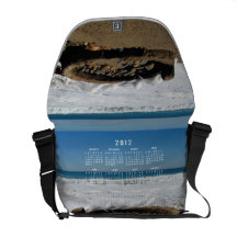 Firepit on the Beach; 2012 Calendars Courier Bags