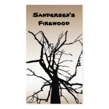 Firewood Business Card Templates