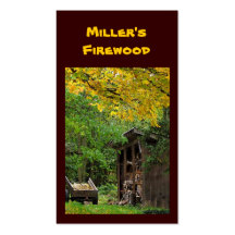 Firewood Business Cards