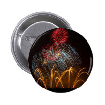 Fireworks Lighting up the Sky Pins