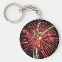 Fireworks on the Fourth Keychain