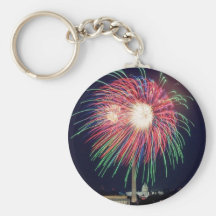 Fireworks on the Fourth! Keychain