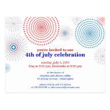 Fireworks On The Fourth Postcard