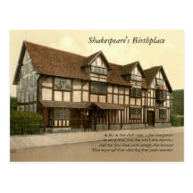First 4 Lines of Sonnet # 11 by Shakespeare Post Card
