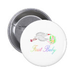 First Baby (Stork) Pinback Buttons