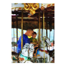 First Carousel Ride Personalised Announcement
