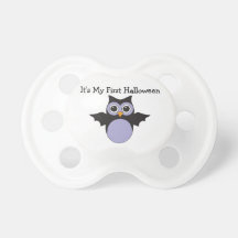 First Halloween Bat Pacifier