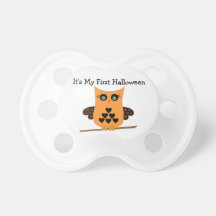 First Halloween Owl Pacifier