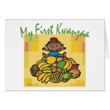 First Kwanzaa Greeting Card