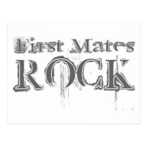 First Mates Rock Postcard