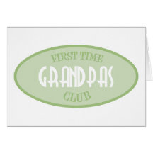 First Time Grandpas Club (Green) Cards