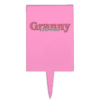 First Time Granny Cake Pick cake picks